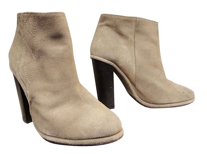 Botines Opening Ceremony Beige de Gamuza