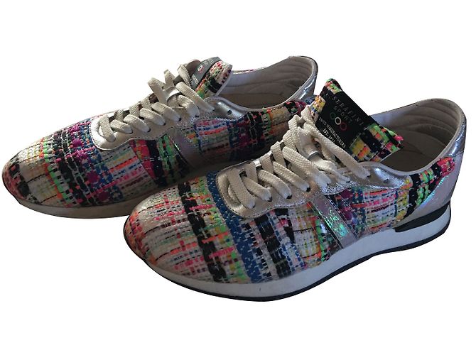 Baskets Serafini Iridescent Multicolor en Tweed Multicolore