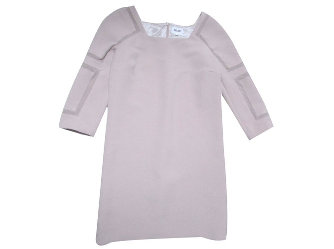 Bel Air Dresses Beige Polyester  ref.49192