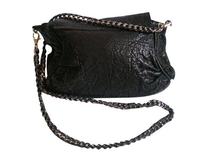 Berenice Handbags Black Lambskin  ref.49198