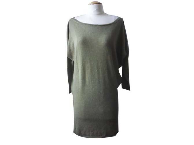 Autre Marque Annalisa BUCCI  Dresses Green Cashmere  ref.49218