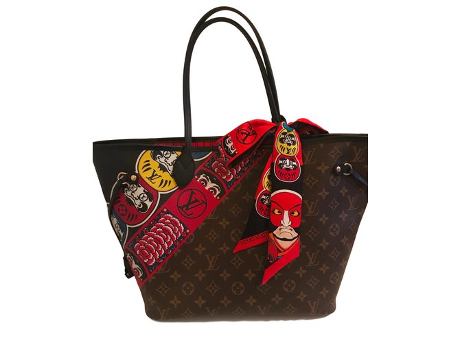 Limited Edition Louis Vuitton Neverfull Kabuki MM, Luxury, Bags