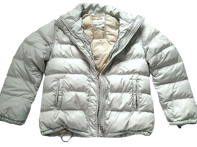 Prada Down Jacket Beige Nylon