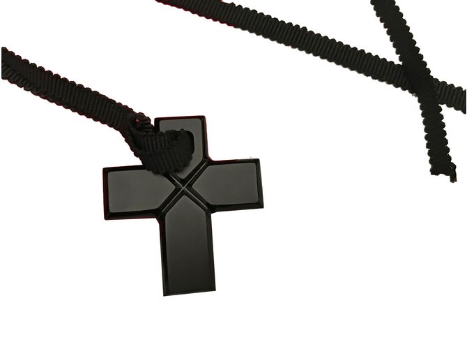 Baccarat Pendant necklaces Black  ref.49307