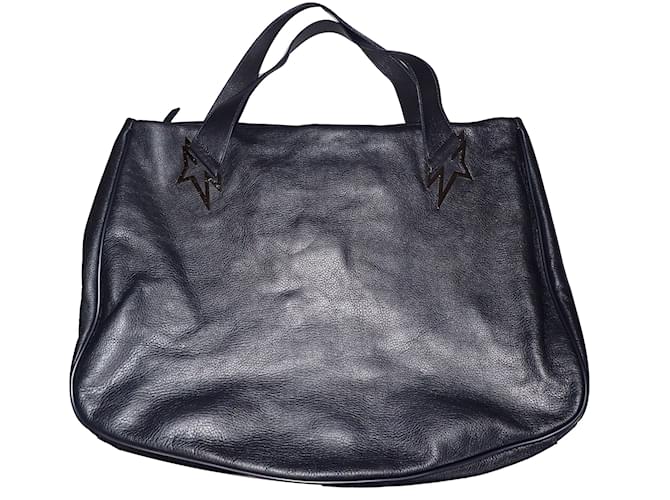 Thierry Mugler Travel Bag Leather Grey Ref 49341 Joli Thierry Mugler Travel Bag Leather Grey Ref 49341
