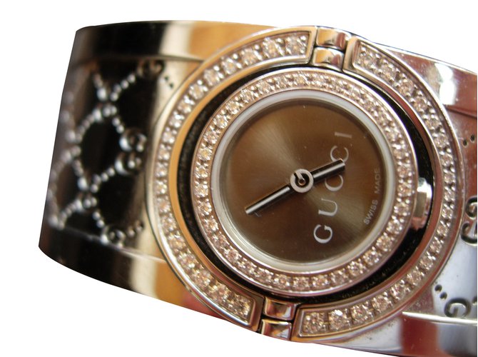 Gucci Relógios finos Prata  ref.49408