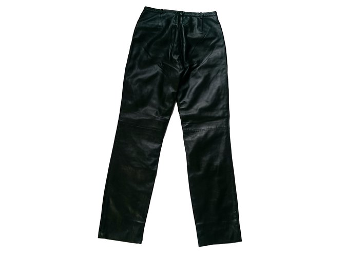 Autre Marque Hose, Gamaschen Schwarz Lammfell  ref.49462