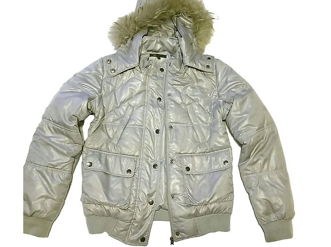 Maje Casper down jacket grey size M