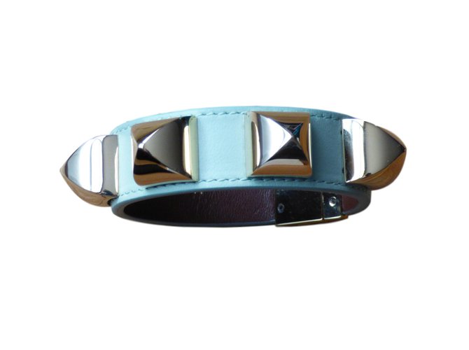 Givenchy Bracelets Cuir Vert  ref.49478