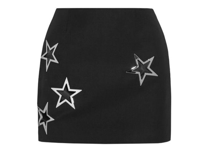 Anthony Vaccarello Rock Schwarz