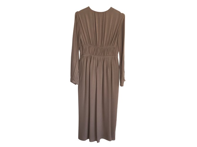 Burberry Prorsum Dress Flesh Silk  ref.49528