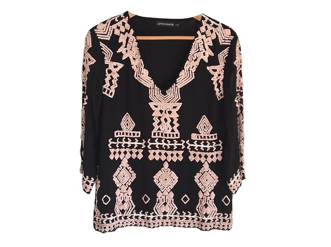 Camicetta Antik Batik Marrone Marrone scuro