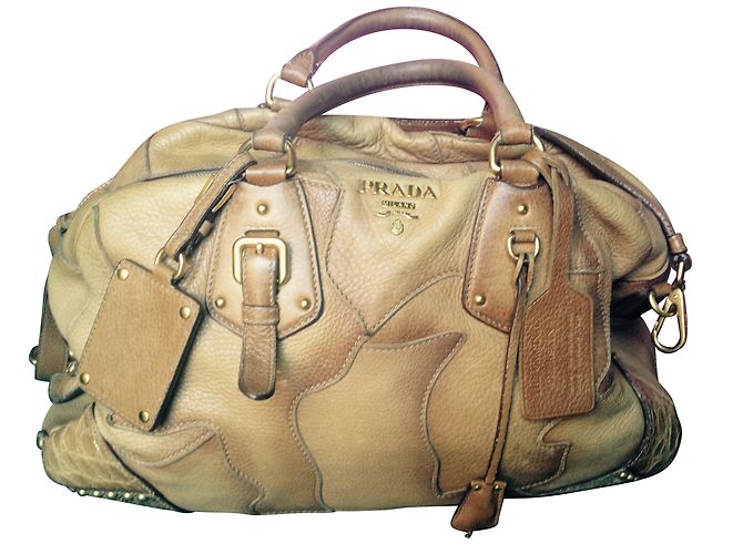 Patch Prada cervo BLO388 Castagno