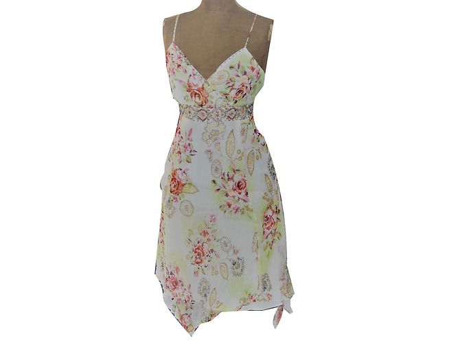 Rene Derhy Dresses Pink Beige