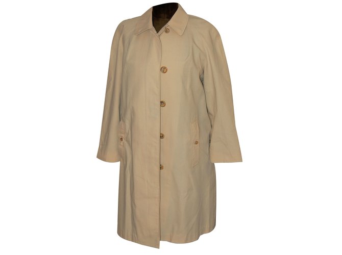 Burberry Trench coat Beige Cotton  ref.49745
