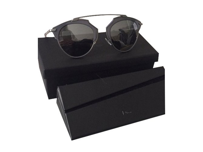 Christian Dior Sunglasses Grey Metal  ref.49759