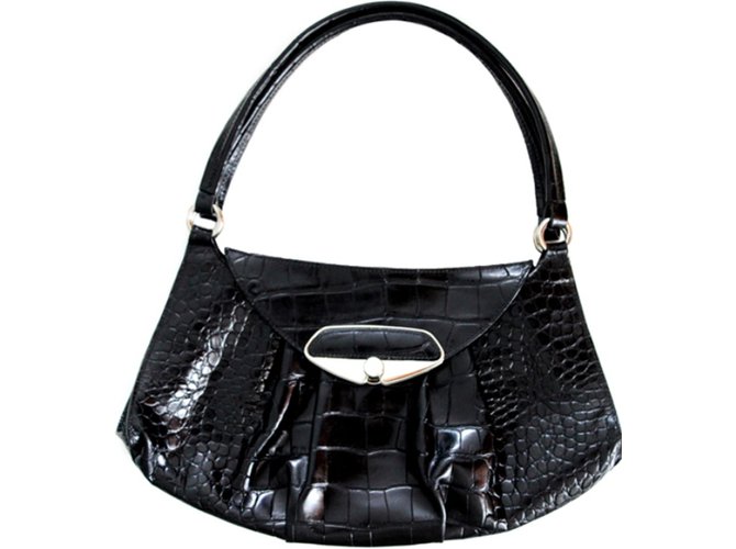 Furla Handbag Black Leather  ref.49772