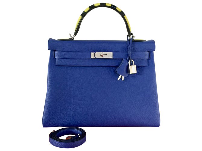 Hermès Kelly 32 Edizione limitata Au Galop Multicolore Pelle  ref.49813