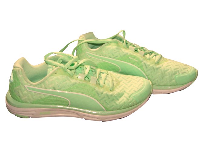Puma Sneakers Green Synthetic  ref.50009