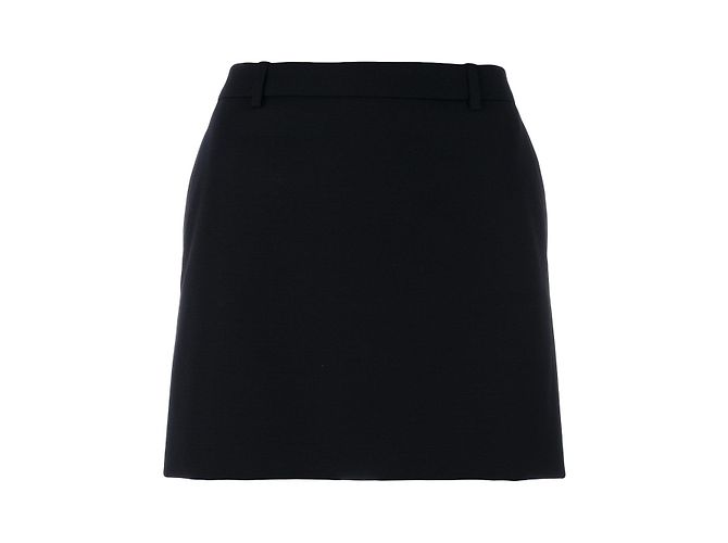 Minigonna smoking nera di Saint Laurent Nero