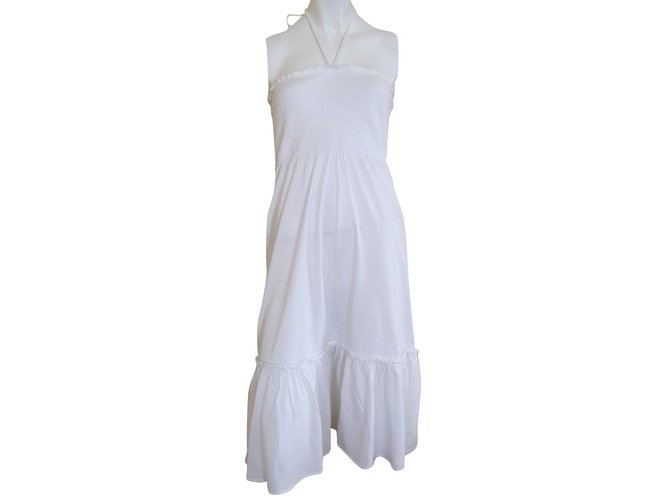 American Outfitters Kleid Weiß Baumwolle  ref.50098