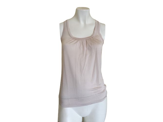 Top in seta Ted Baker Rosa Beige