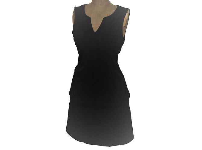 Tommy Hilfiger ärmelloses Kleid schwarz Viscose