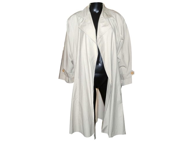 Yves Saint Laurent Coat Beige Cloth  ref.50269