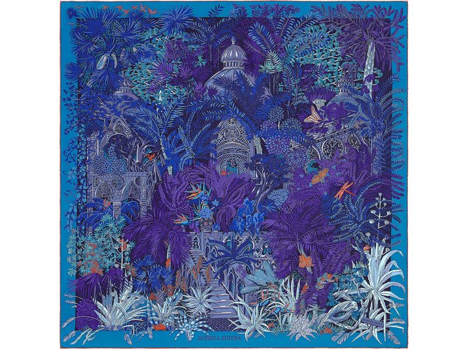 Hermès JARDIN à SINTRA Multiple colors Silk  ref.50302