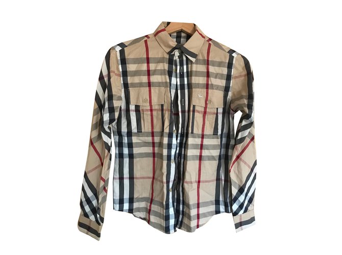 Burberry Camisetas y tops Multicolor Algodón  ref.50352