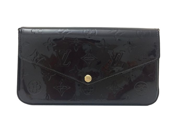 Louis Vuitton Handtaschen Dunkelbraun Lackleder  ref.50358