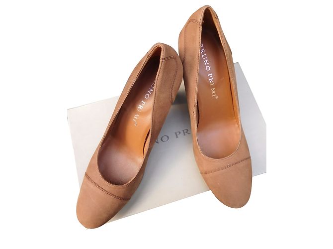 Autre Marque Bruno Premi Absatzschuhe Leder Caramel 36 Karamell