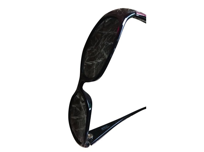 Christian Lacroix Sunglasses Dark brown Rubber Acrylic  ref.50434