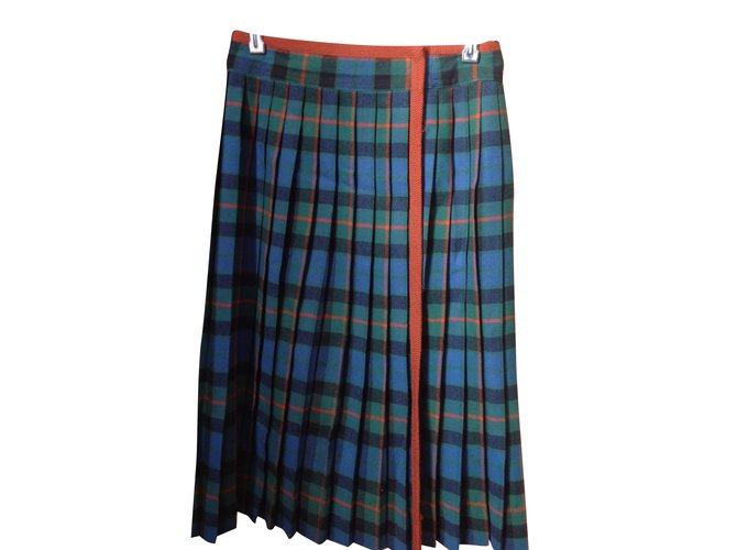 Yves Saint Laurent Skirt Multiple colors Wool  ref.50440