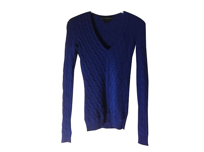 Ralph Lauren Kaschmirpullover in Blau