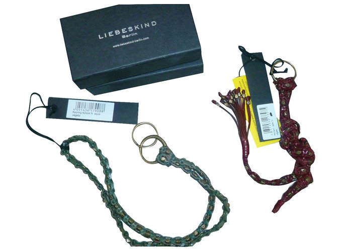 Liebeskind Berlin Bag charms Multiple colors Leather  ref.50536