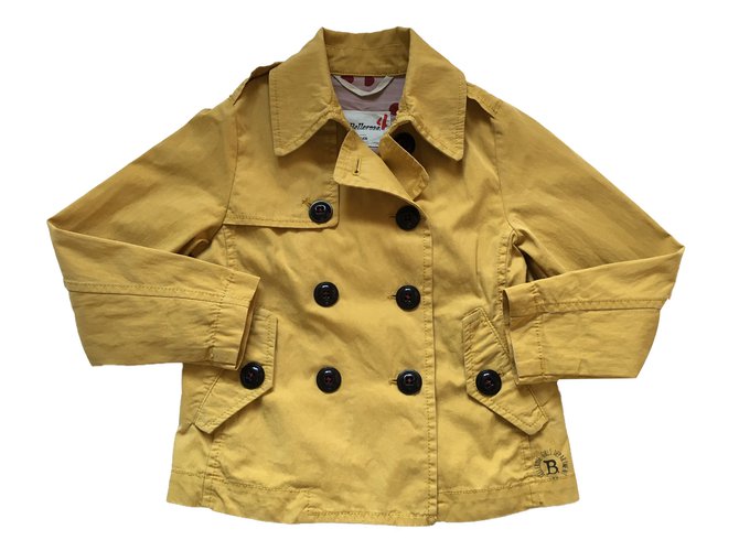 Bellerose Girl Coats outerwear Yellow Cotton  ref.50544