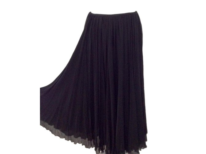 Chloé Skirts Black Viscose  ref.50554