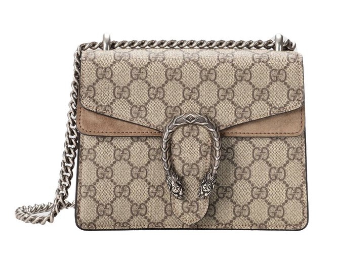 Gucci Handbags Beige Leather  ref.50590