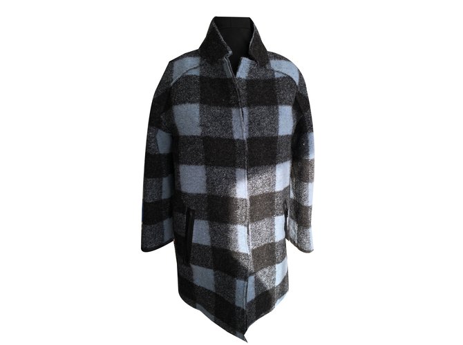 Autre Marque Coats, Outerwear Blue Wool  ref.50623