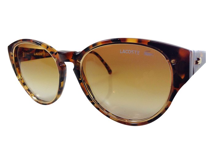 Lacoste cateye gafas de sol Estampado de leopardo Plástico  ref.50666