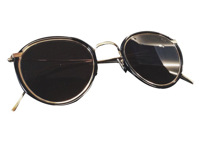Autre Marque Oculos escuros Preto Metal Ouro rosa  ref.50667