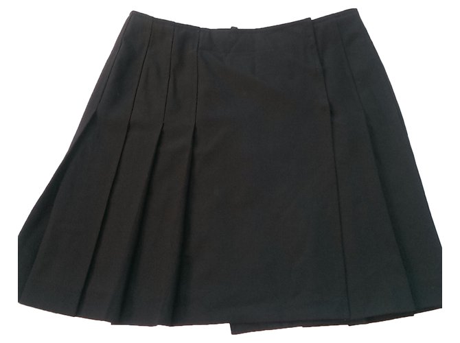 Tara Jarmon Skirts Black Wool Elastane  ref.50728