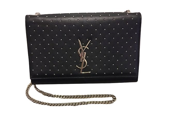 Borsa Yves Saint Laurent monogramma Kate con borchie