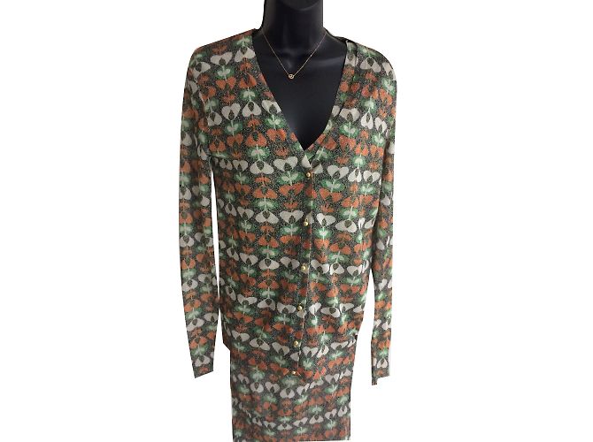 Autre Marque Phard Kleid und Strickjacke Set Viscose Größe 38