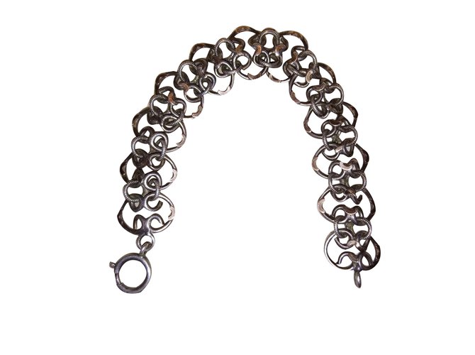 Vintage Bracelets Silvery Silver  ref.50937