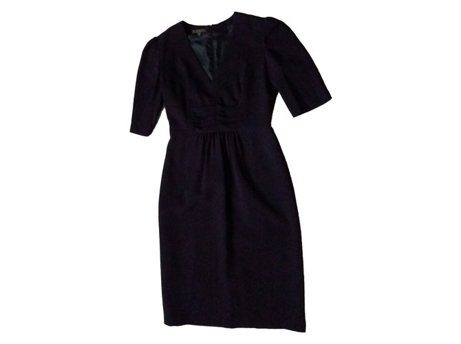 Burberry Dress Prune Silk  ref.51026