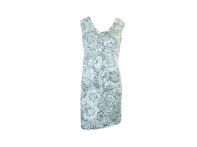 Autre Marque Matin Blanc Aqua Kleid