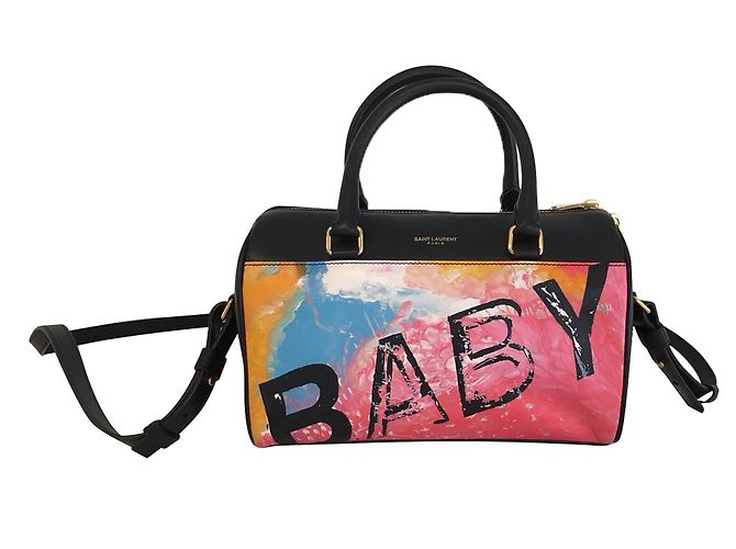 Kleine Baby-Drucktasche Saint Laurent