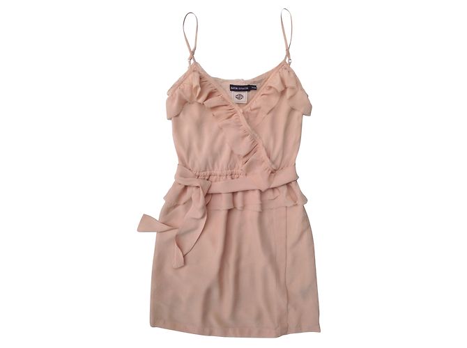 Vestido de seda Antik Batik Rosa
